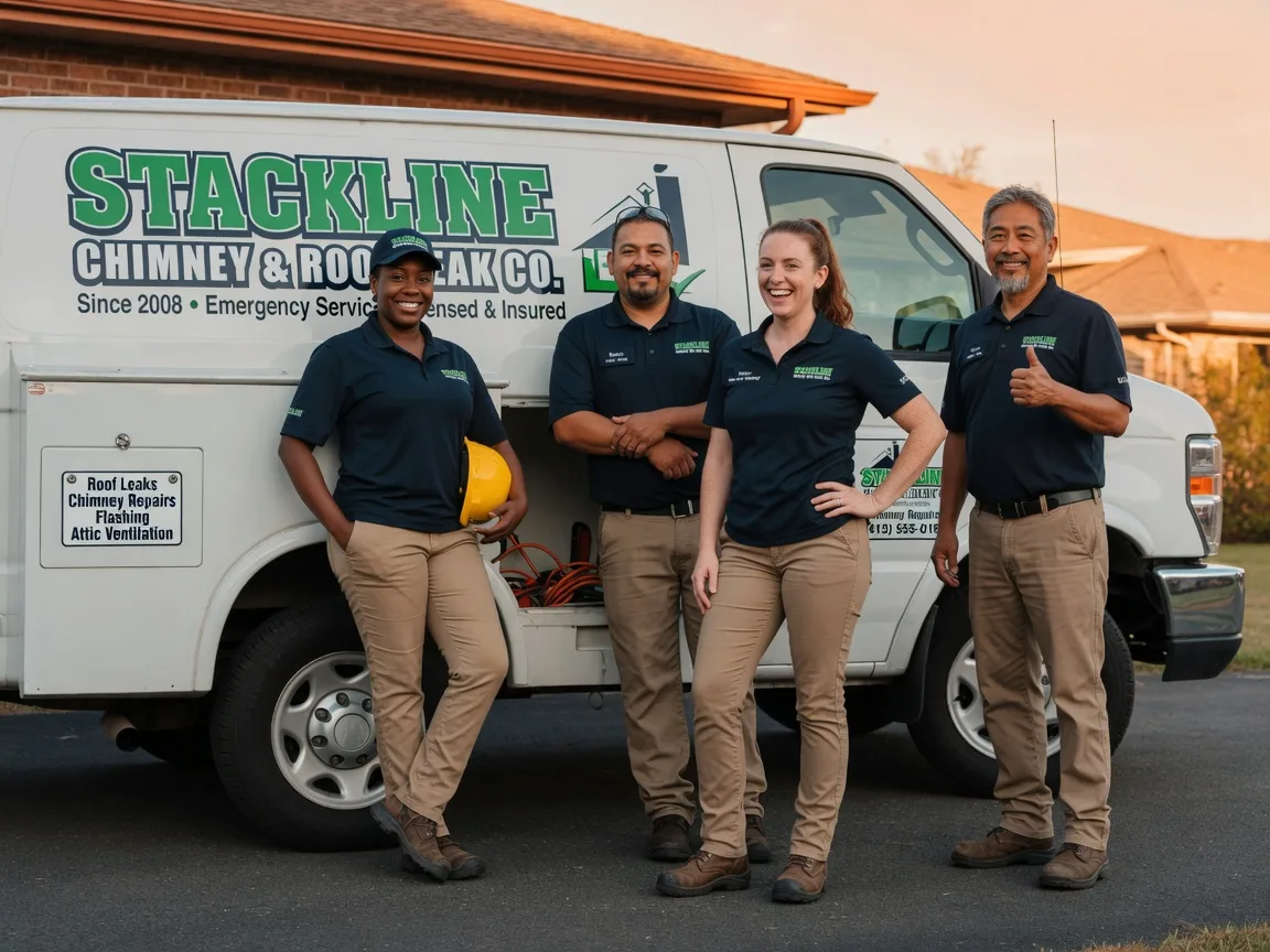 Chimney flashing repair company in Corinna, ME